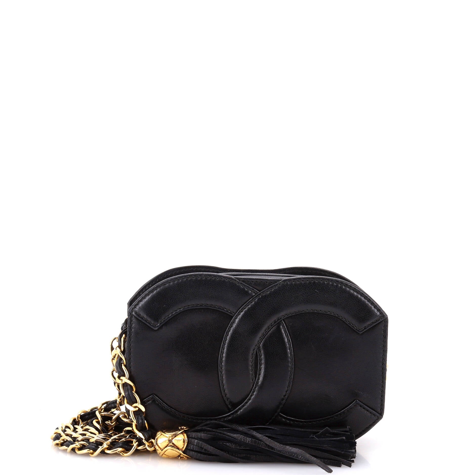 Vintage CC Tassel Camera Bag Lambskin Mini