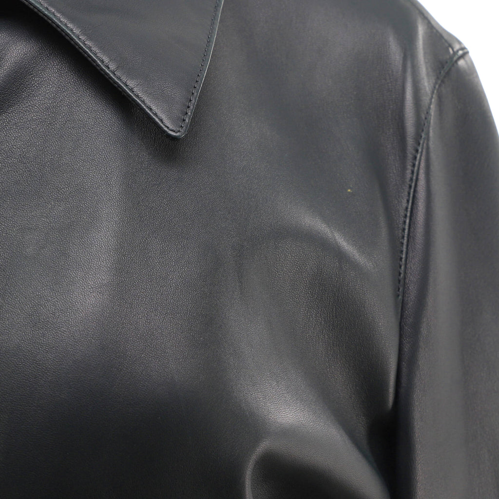Women's Zarla Cropped Bomber Jacket Leather