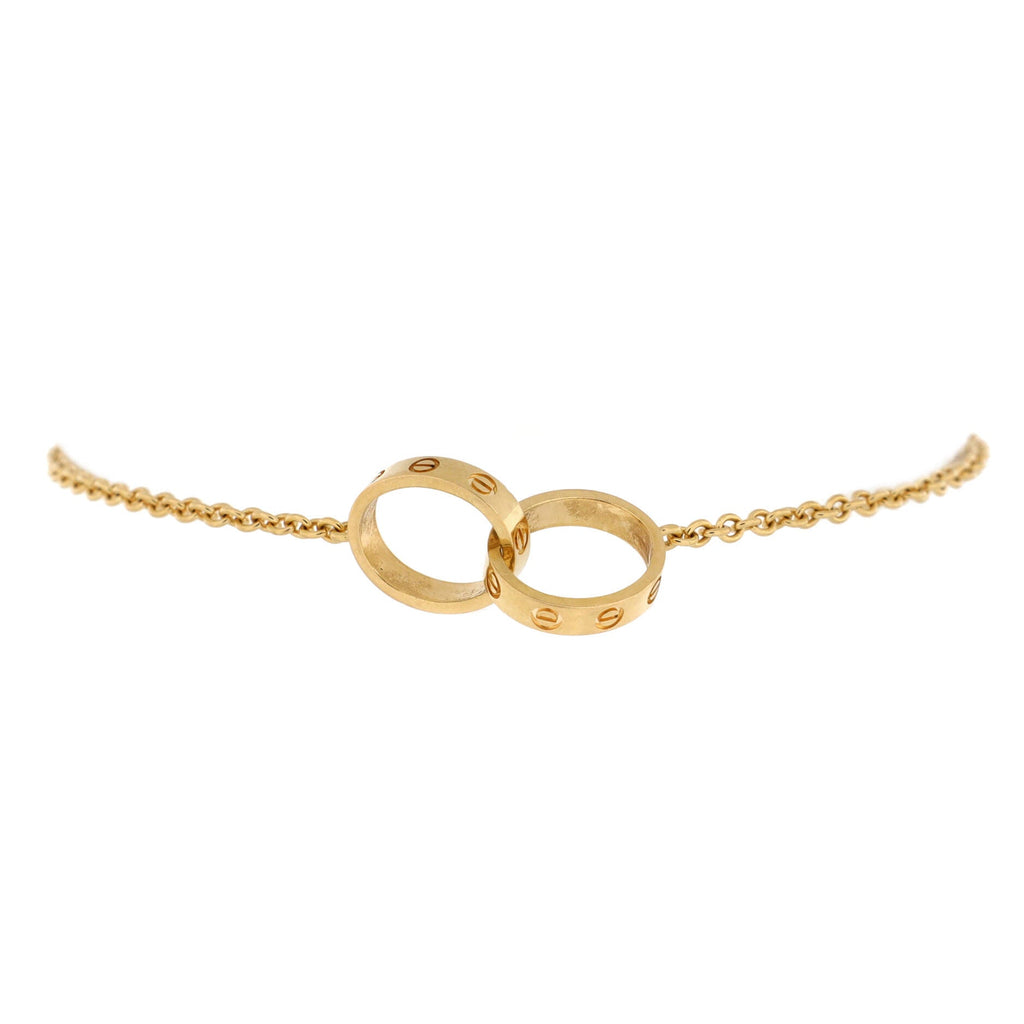 Love Interlocking Bracelet 18K Yellow Gold