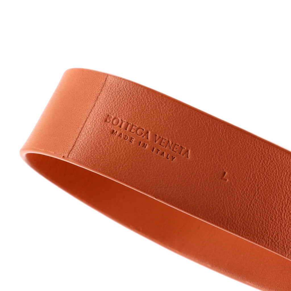 Double Strap Horsebit Buckle Belt Leather Wide 100