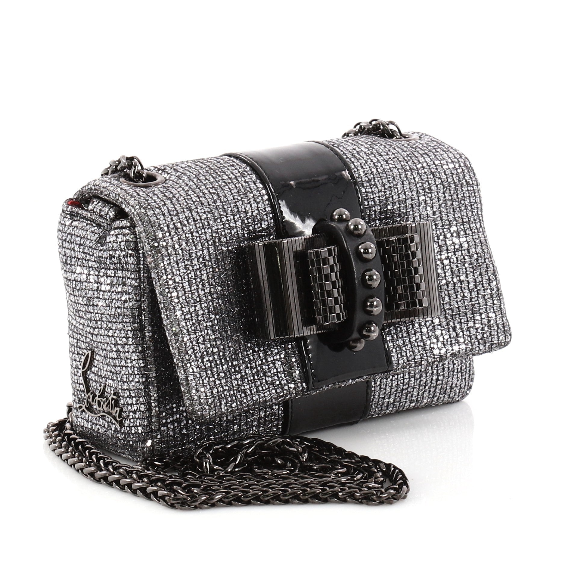 Sweet Charity Crossbody Bag Glitter Leather Mini