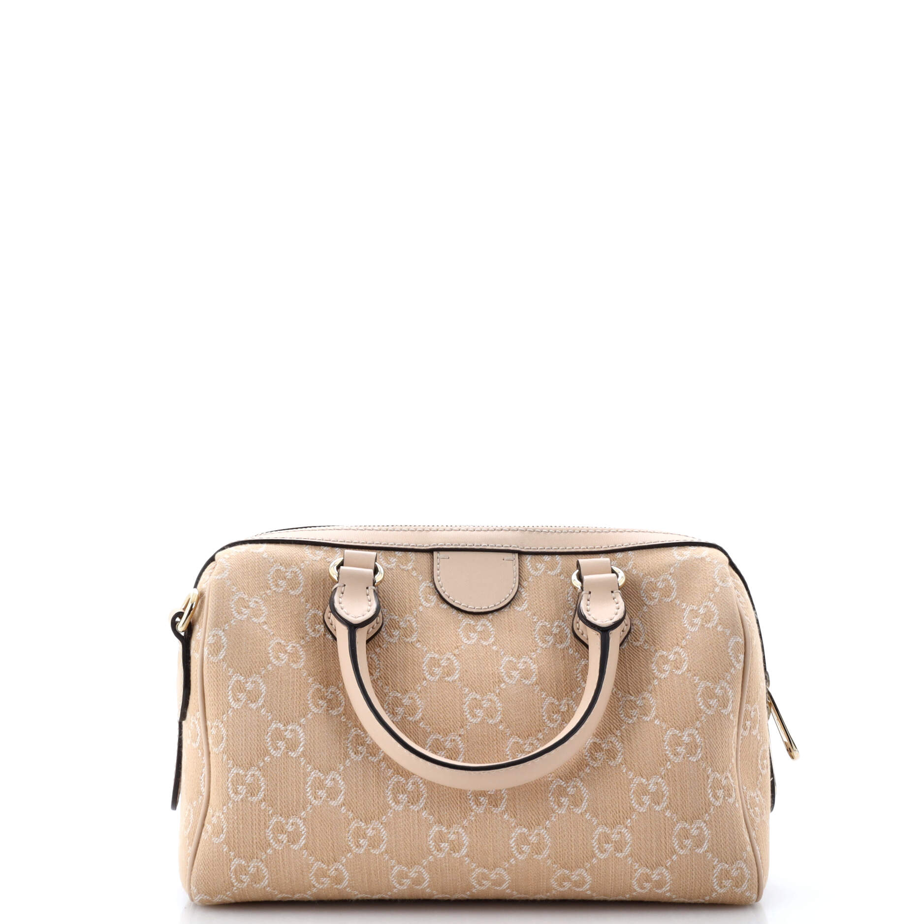 Ophidia Convertible Boston Bag GG Denim Small