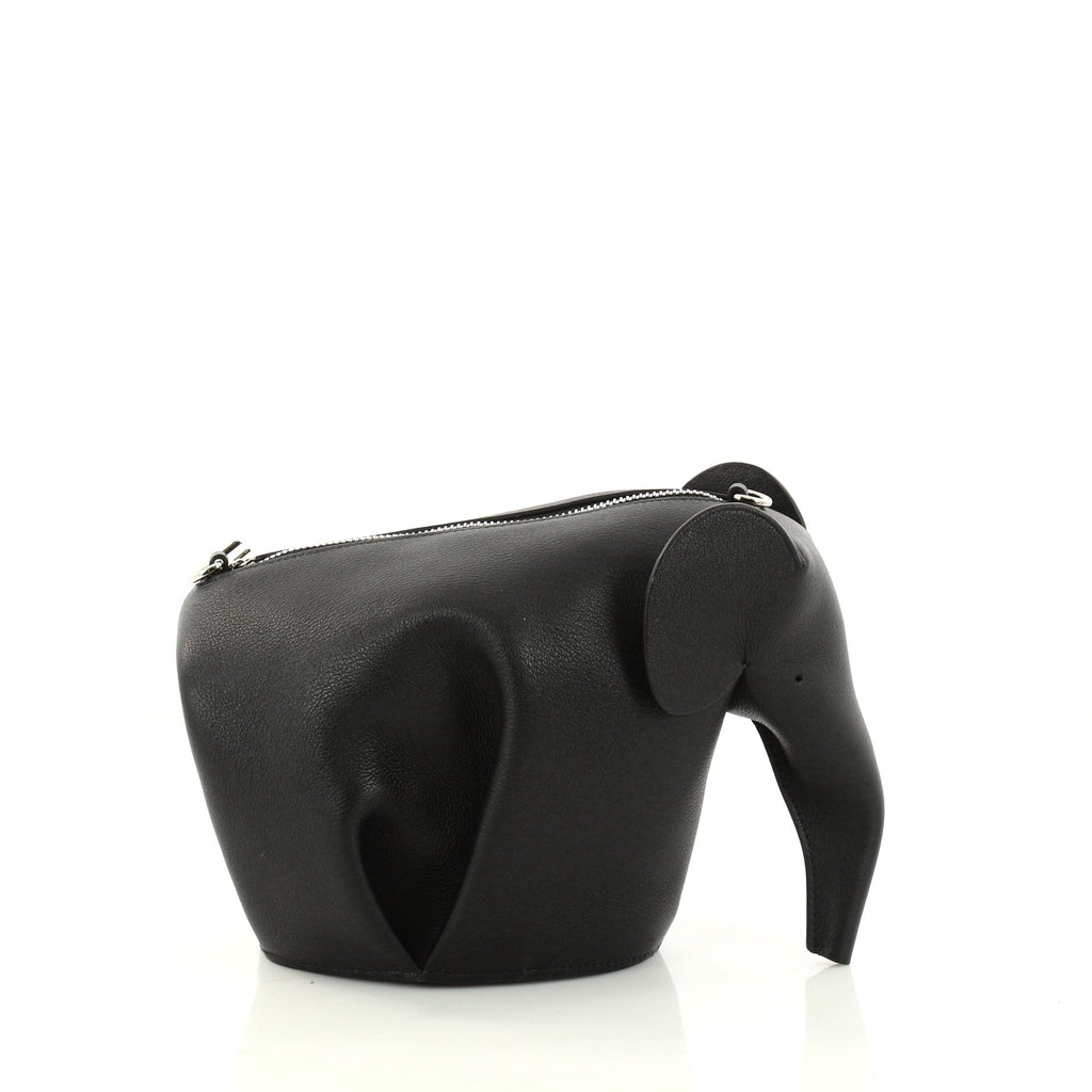 Elephant Crossbody Bag Leather Mini