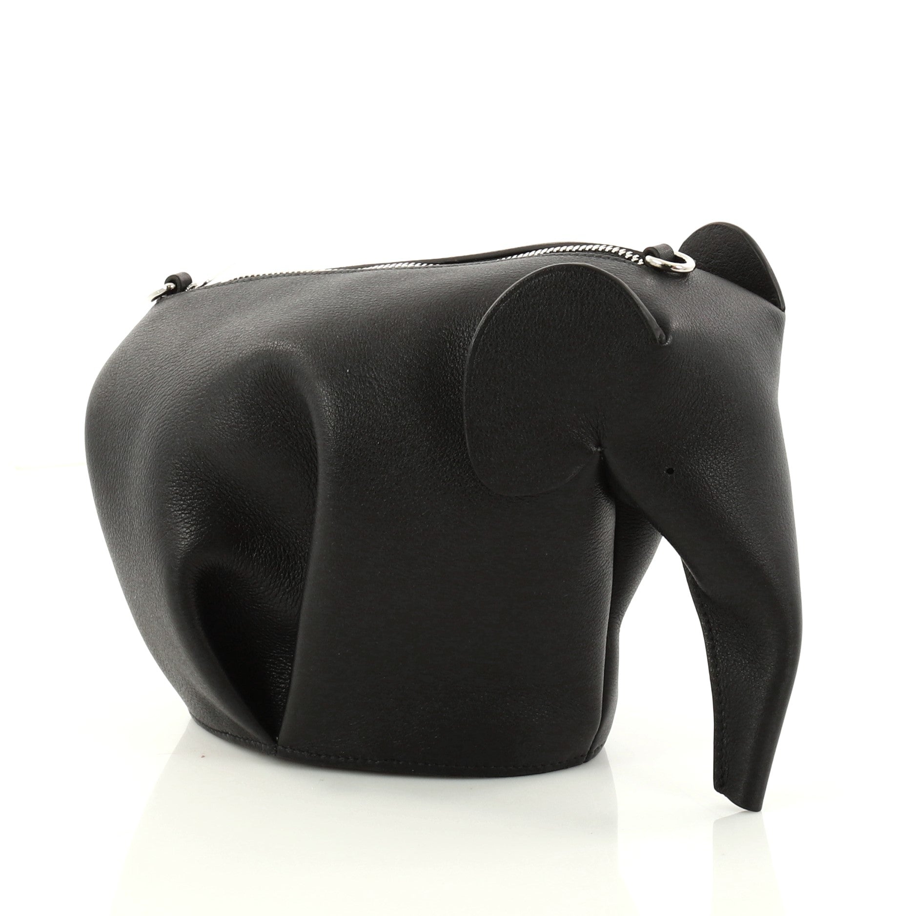 Elephant Crossbody Bag Leather Mini