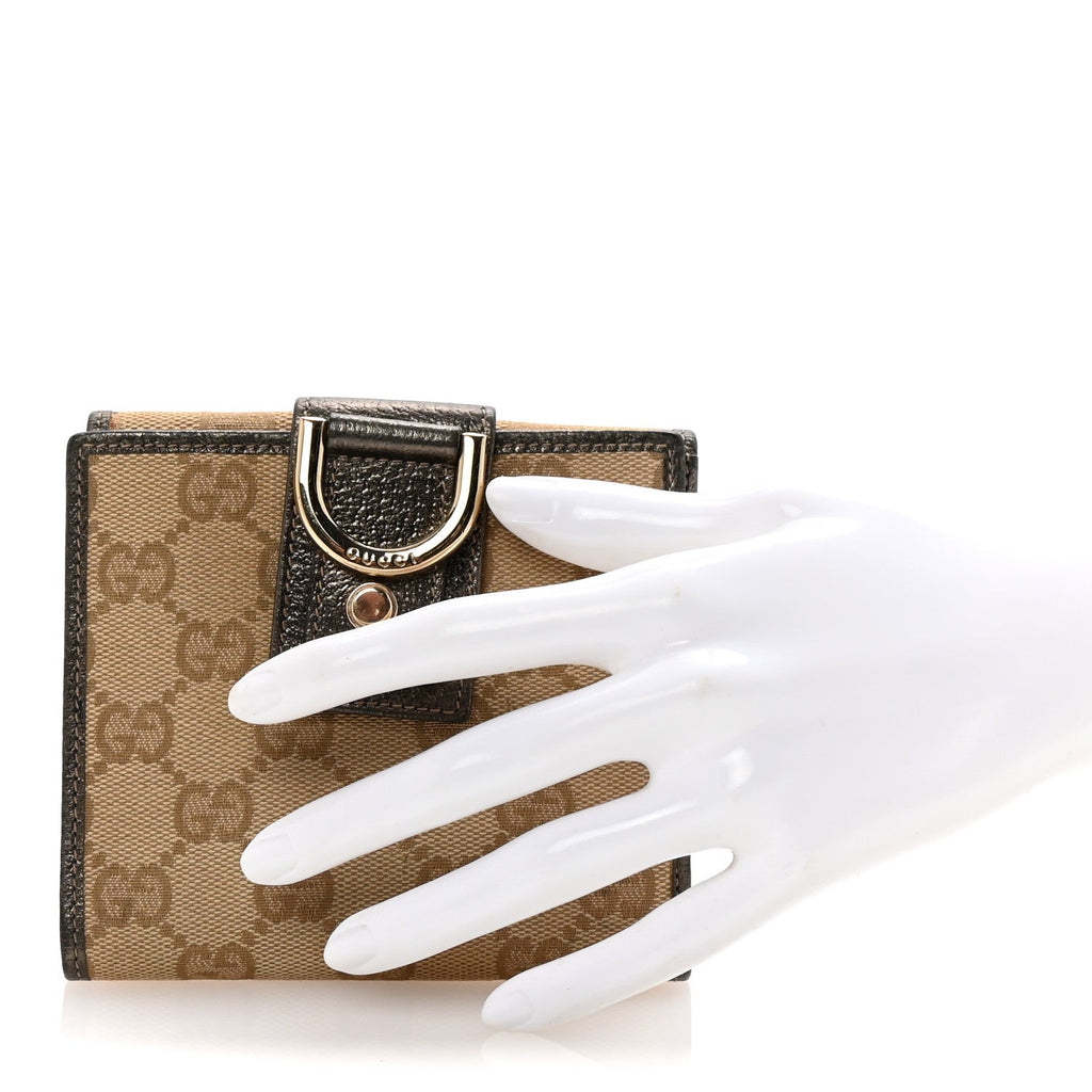 Monogram Abbey Compact Wallet Pewter