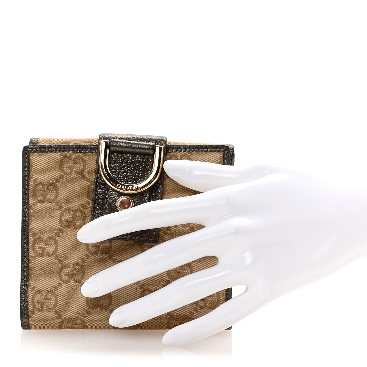 Monogram Abbey Compact Wallet Pewter