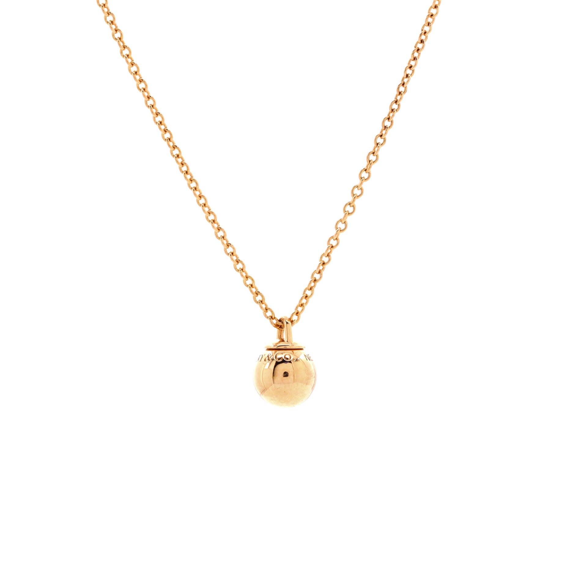 HardWear Ball Pendant Necklace 18K Rose Gold 8mm