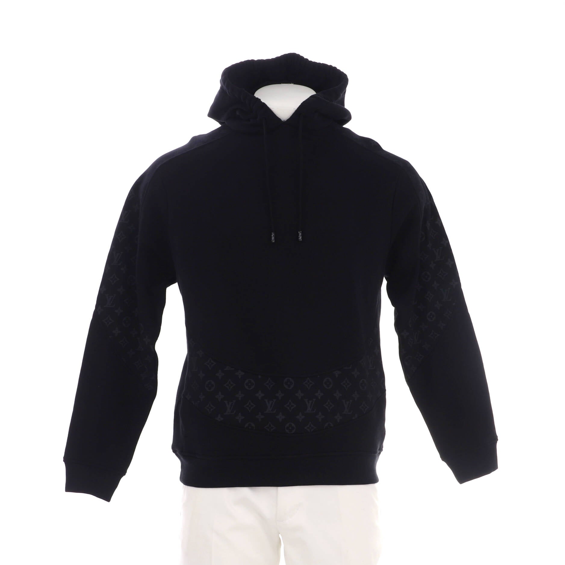 Men's Circle Cut Hoodie Monogram Cotton