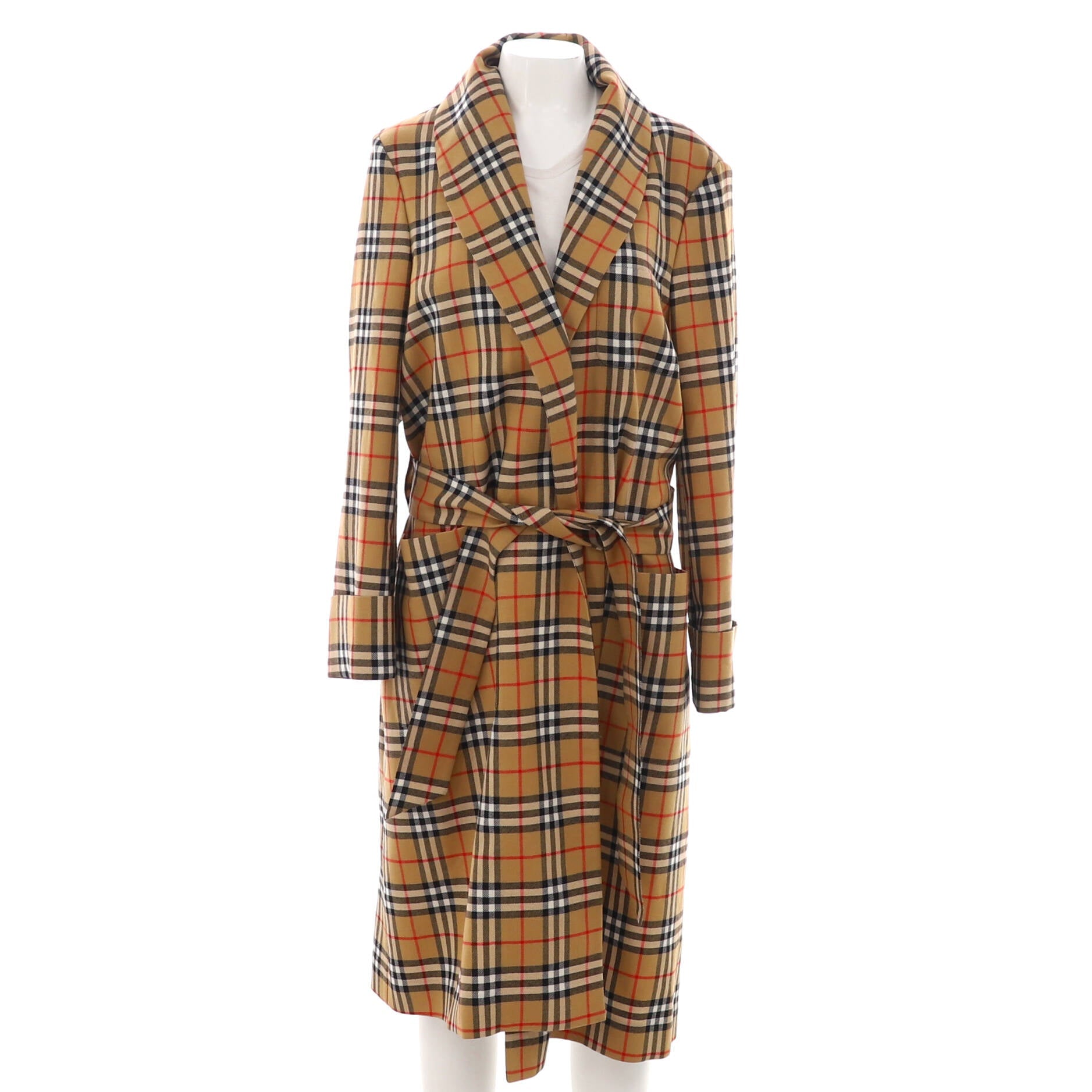 Women's Aldermoore Belted Trench Coat Vintage Check Wool