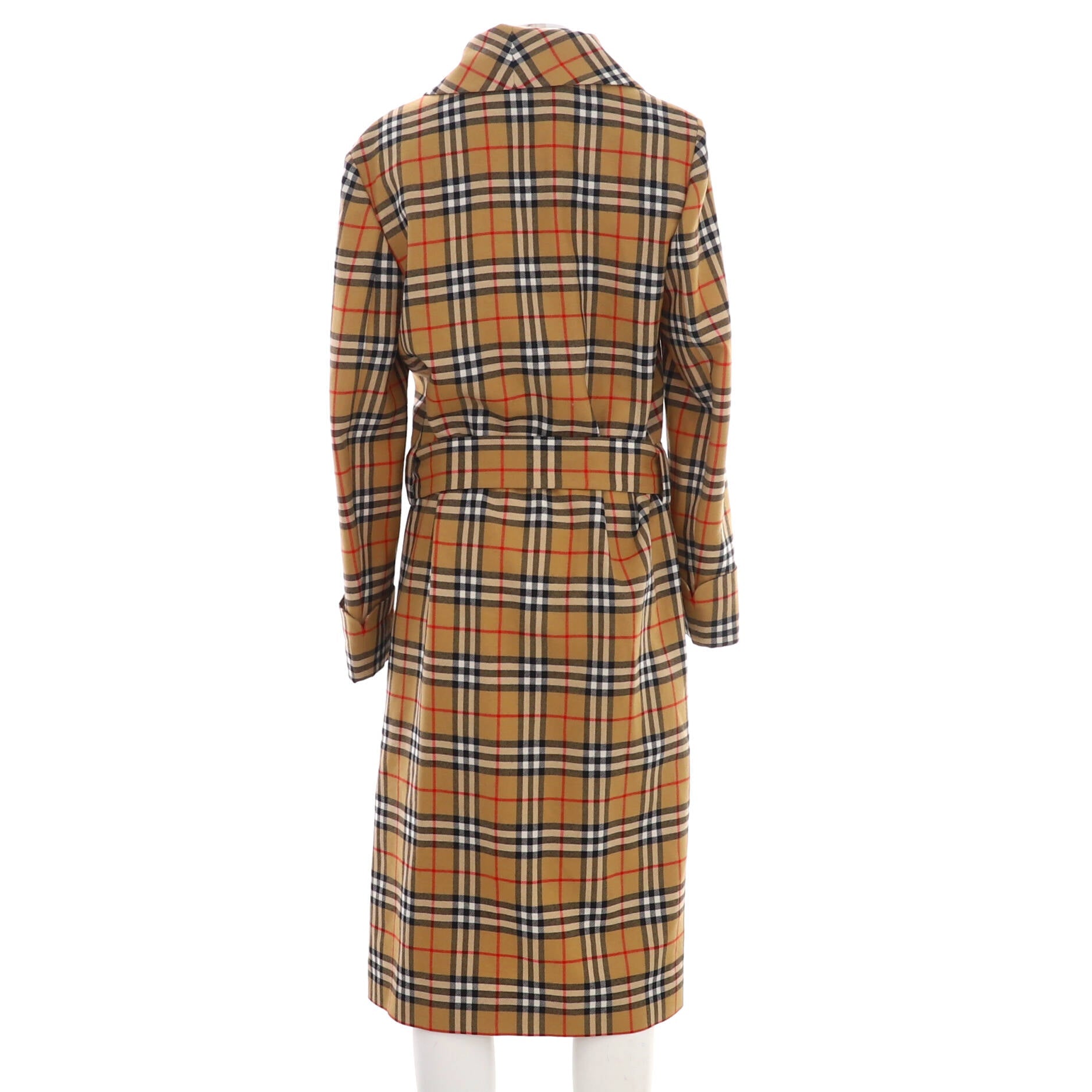 Women's Aldermoore Belted Trench Coat Vintage Check Wool