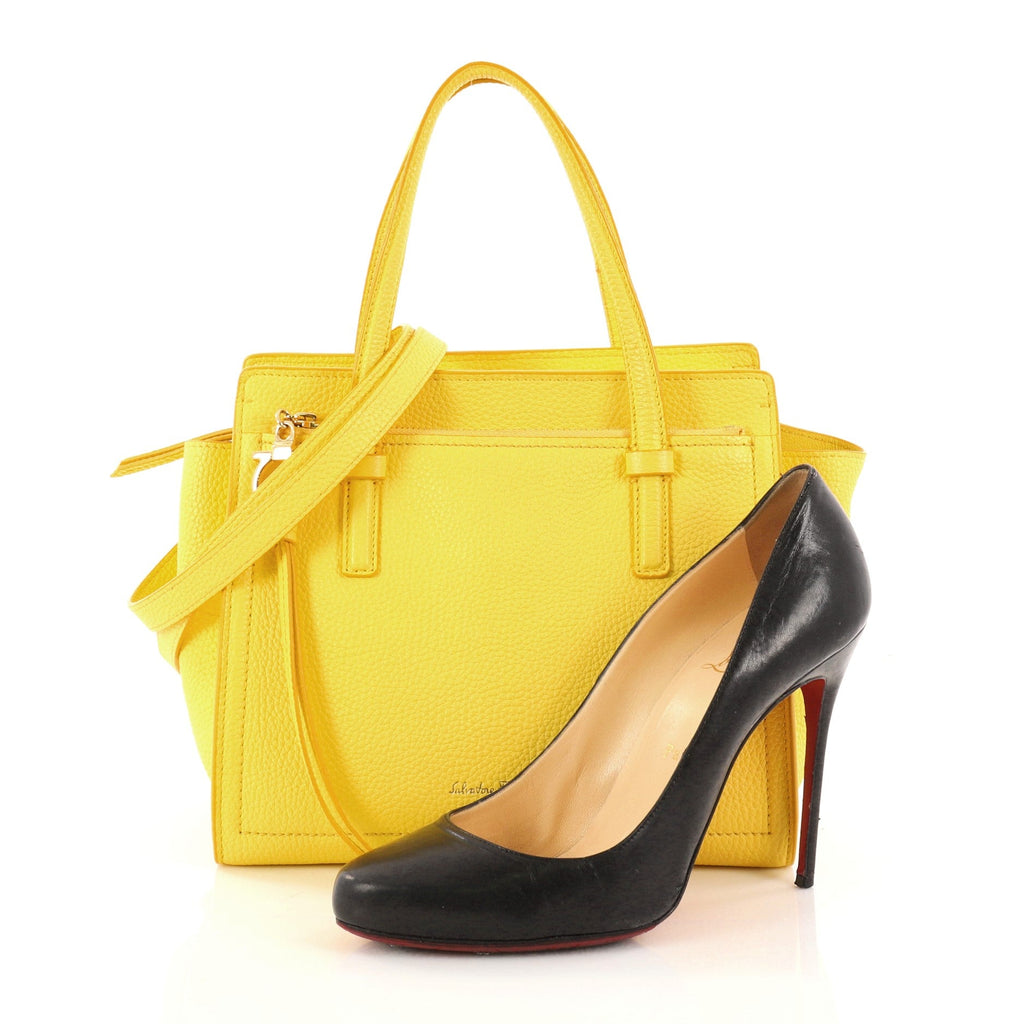Amy Tote Pebbled Leather Mini