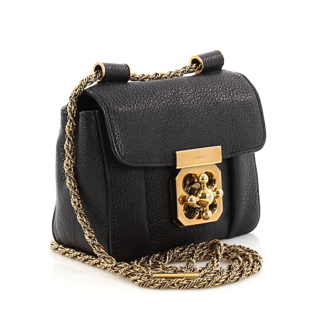 Elsie Chain Shoulder Bag Leather Mini