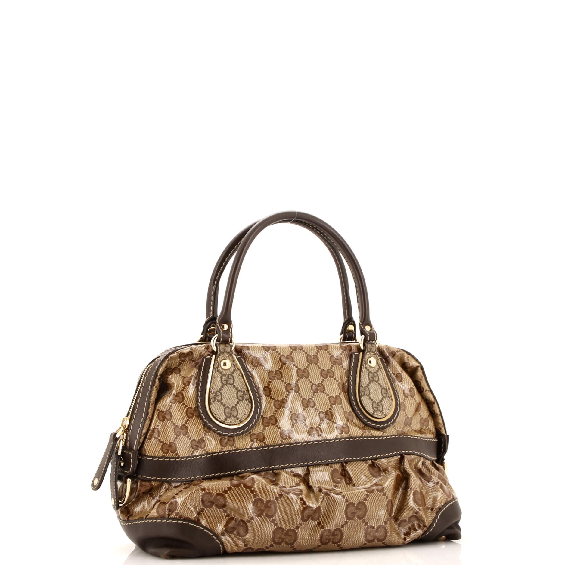 Convertible Boston Bag GG Coated Canvas Medium