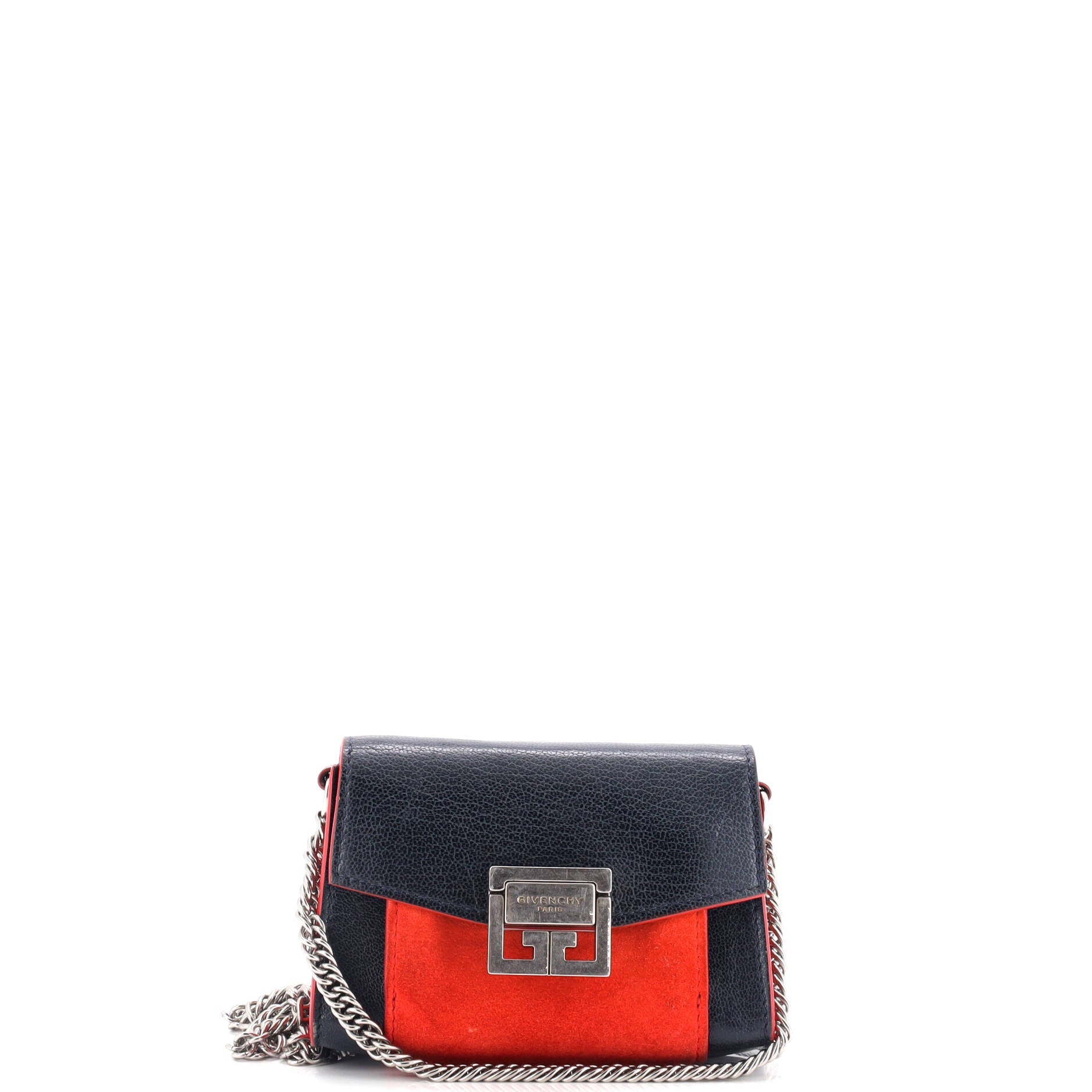 GV3 Flap Bag Leather with Suede Mini