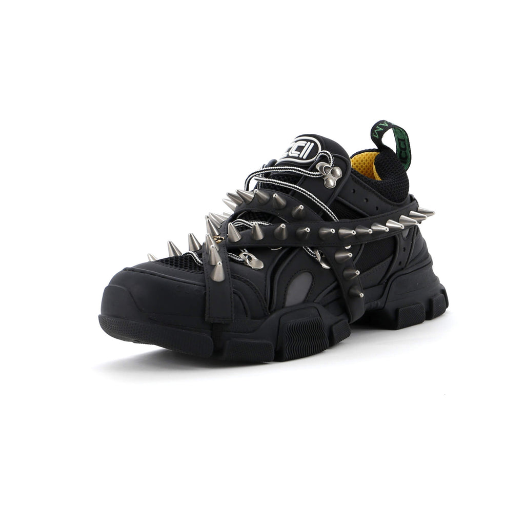 x SEGA Flashtrek Sneakers Technical Fabric and Leather with Studs