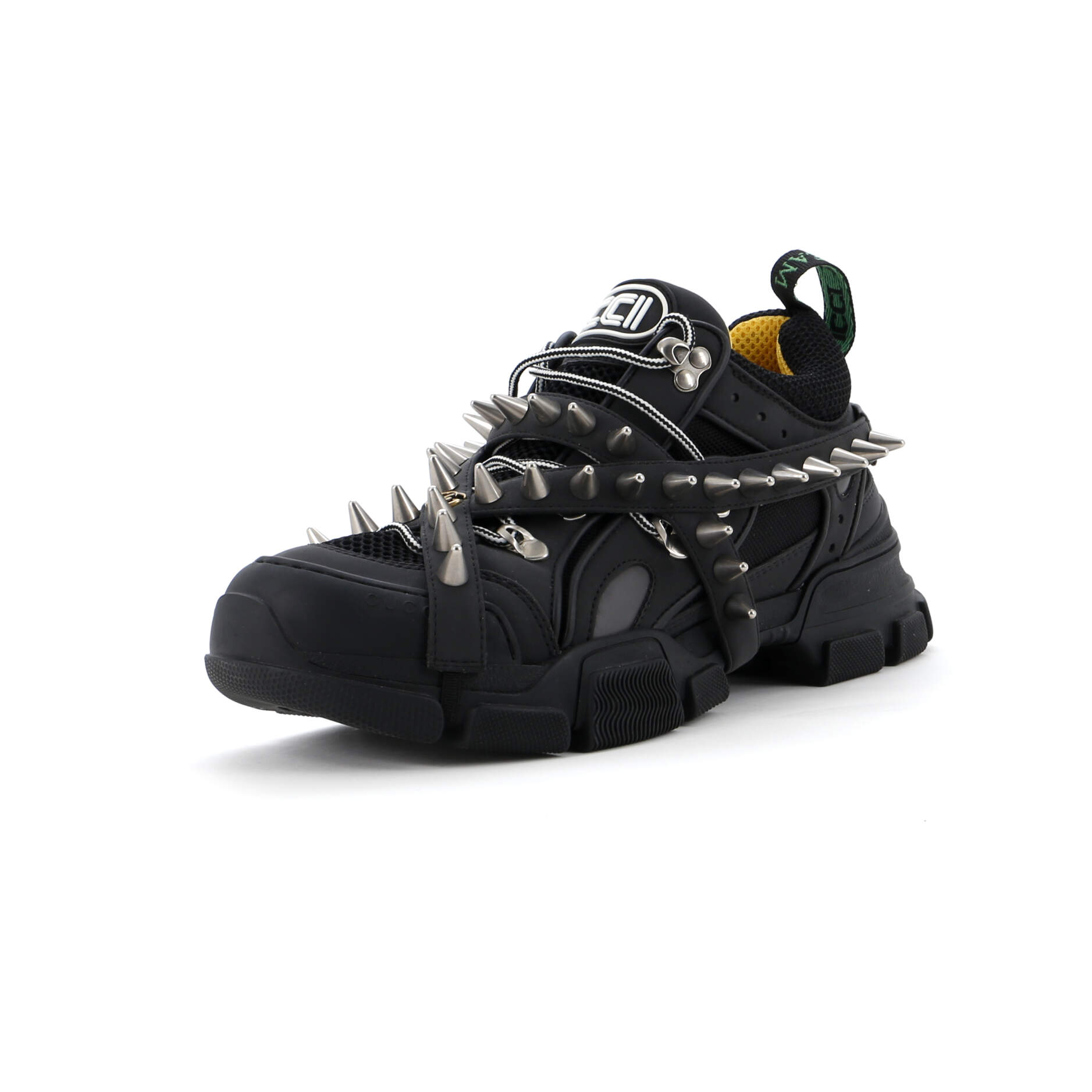 x SEGA Flashtrek Sneakers Technical Fabric and Leather with Studs