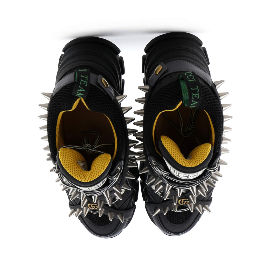 x SEGA Flashtrek Sneakers Technical Fabric and Leather with Studs