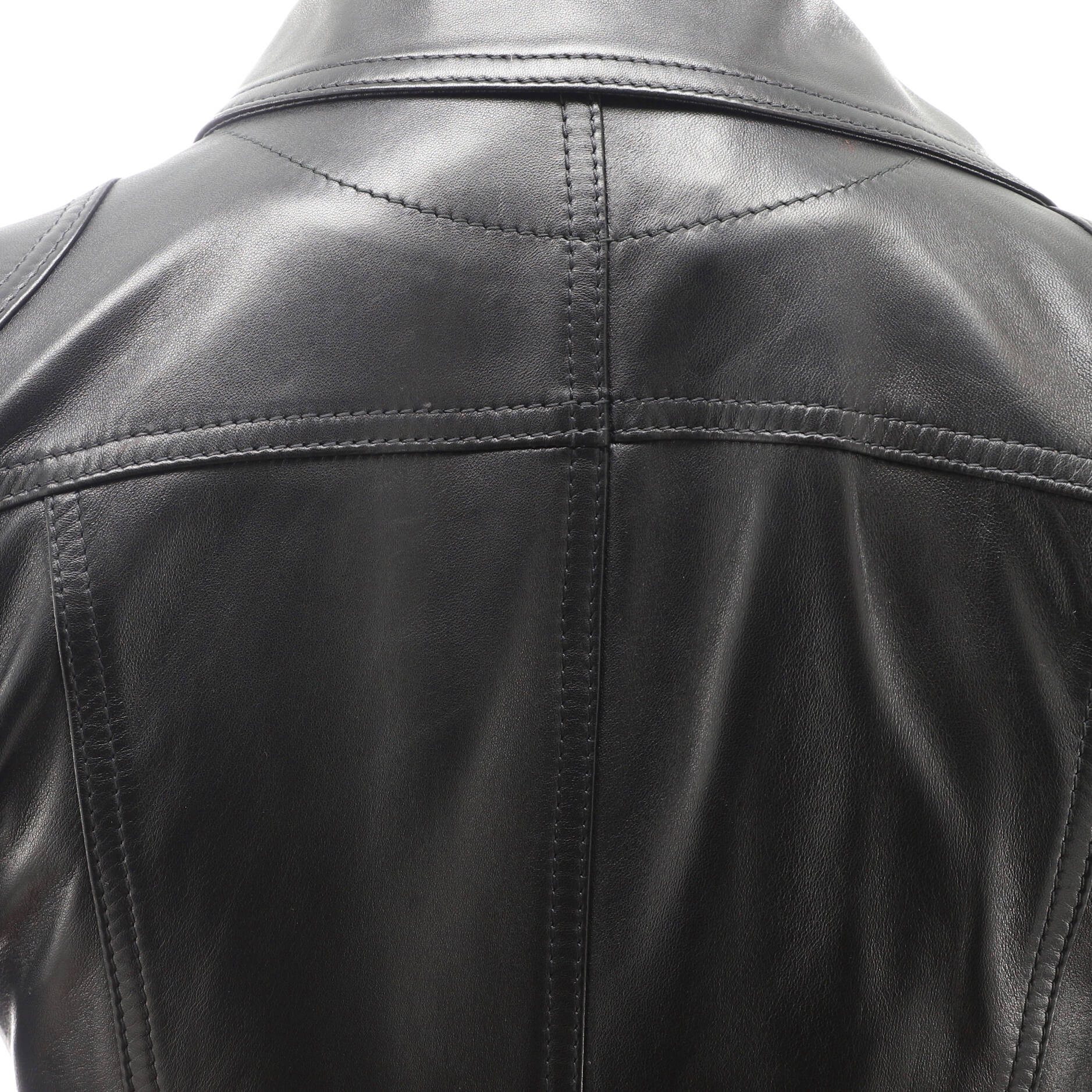 Women's Peplum Biker Jacket Leather