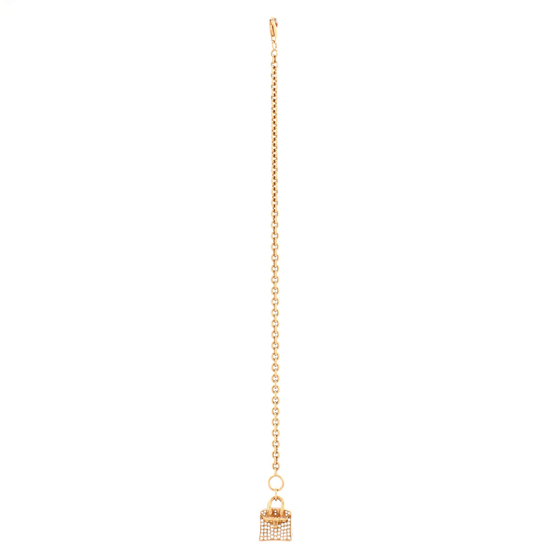 Birkin Amulette Pendant Bracelet 18K Rose Gold and Diamonds