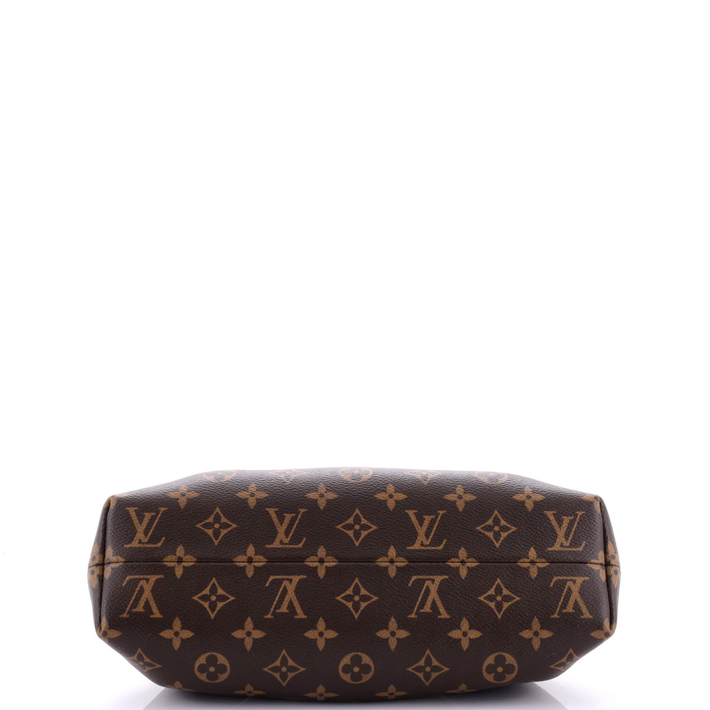 Louis Vuitton Monogram Top Handle Frame Clutch Monogram Canvas