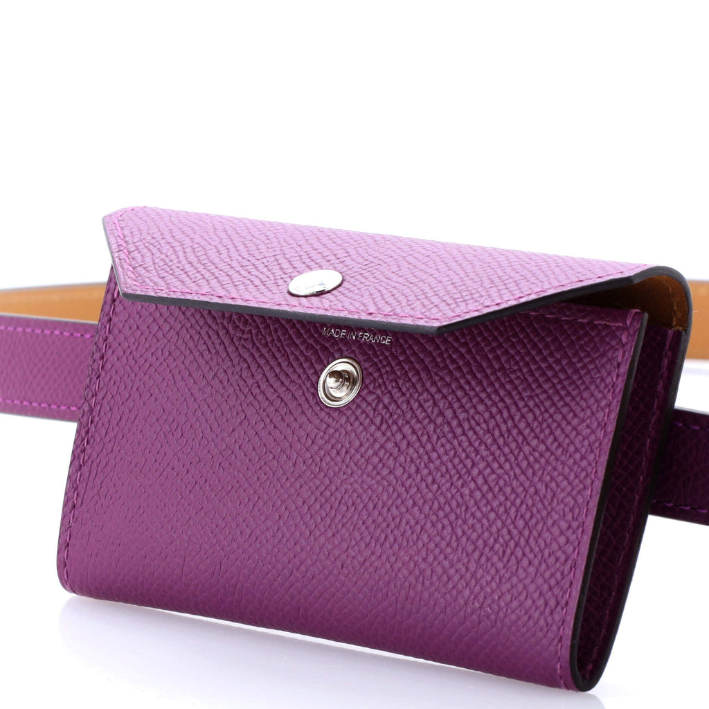 Kelly Pocket Belt Leather Thin 80