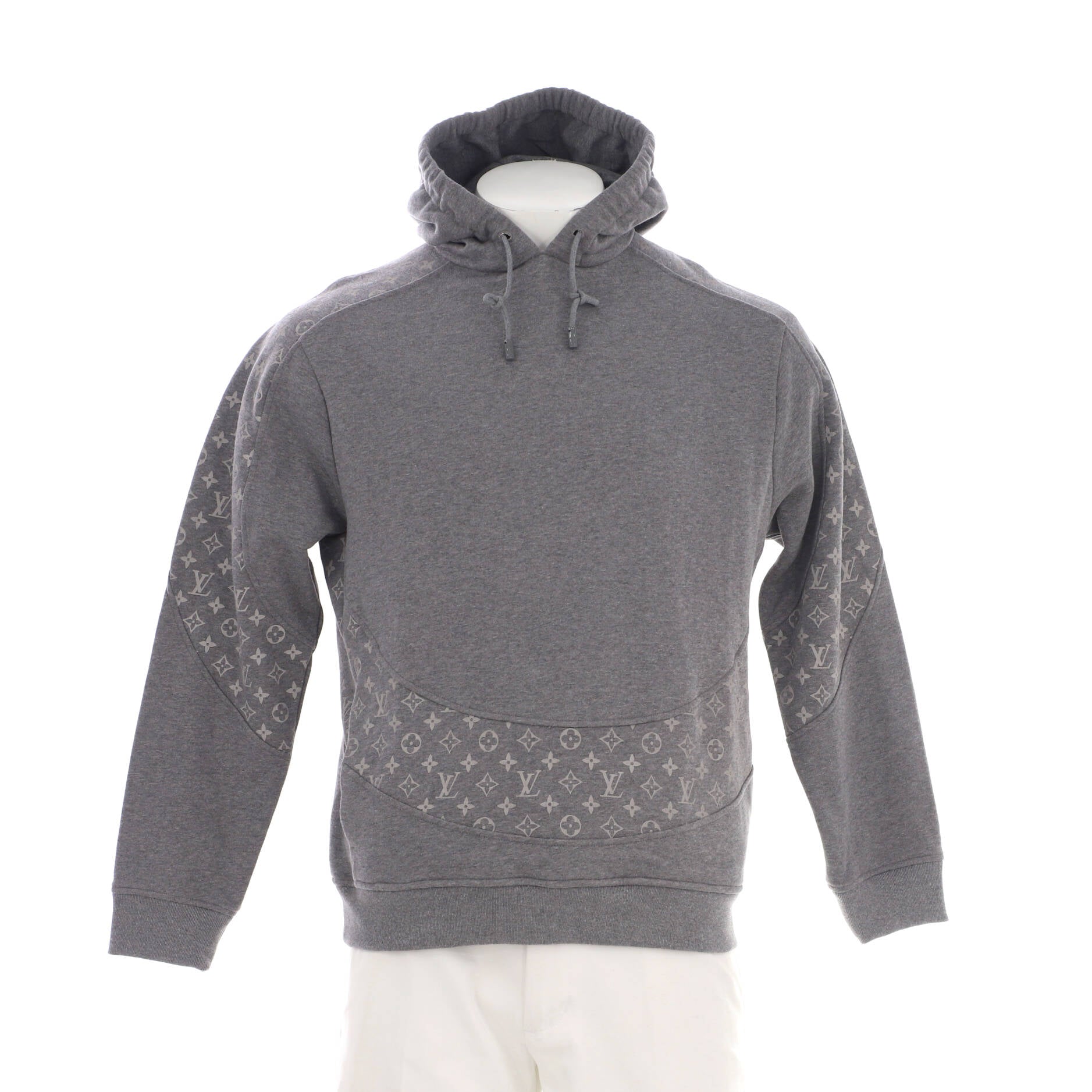 Men's Circle Cut Hoodie Monogram Cotton