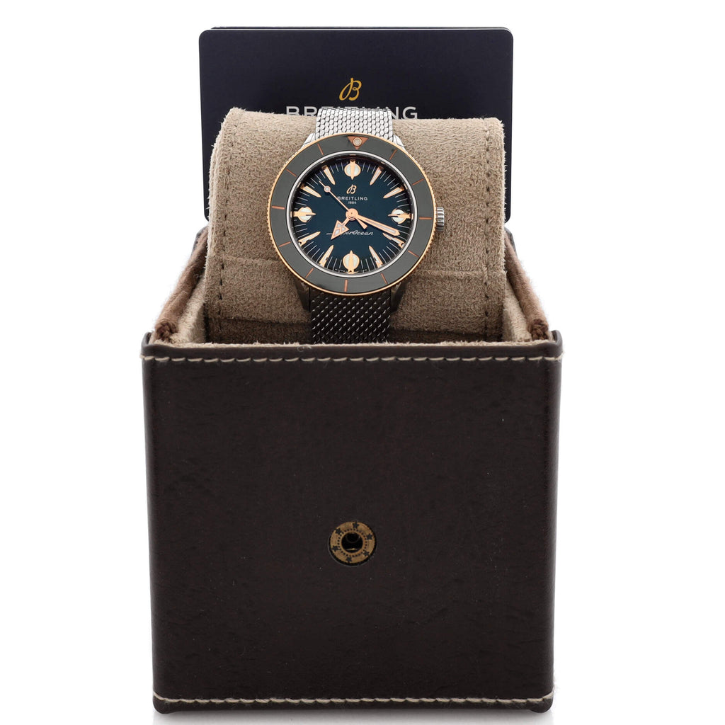 Superocean Heritage 57 Highlands Automatic Watch Stainless Steel with Rose Gold 38
