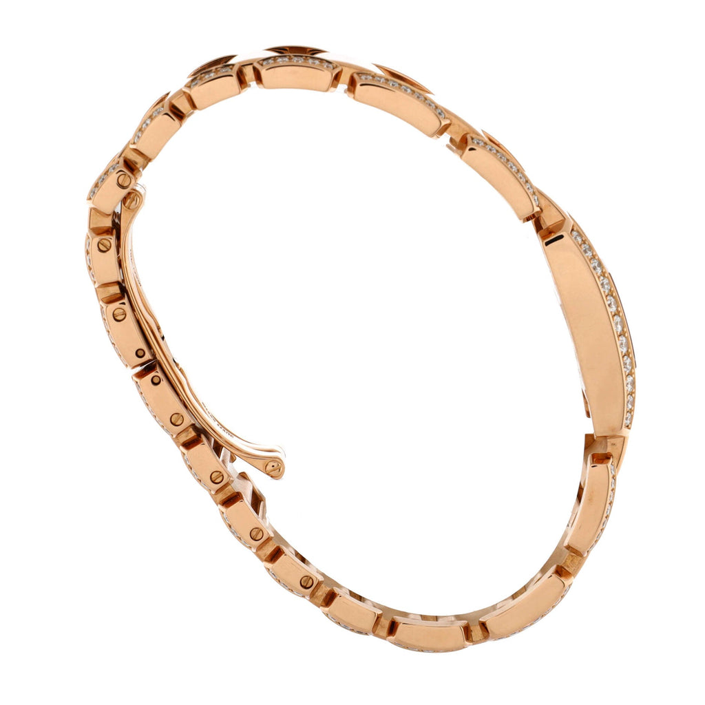 Tankissime Quartz Watch Rose Gold with Diamond Bezel and Bracelet 16