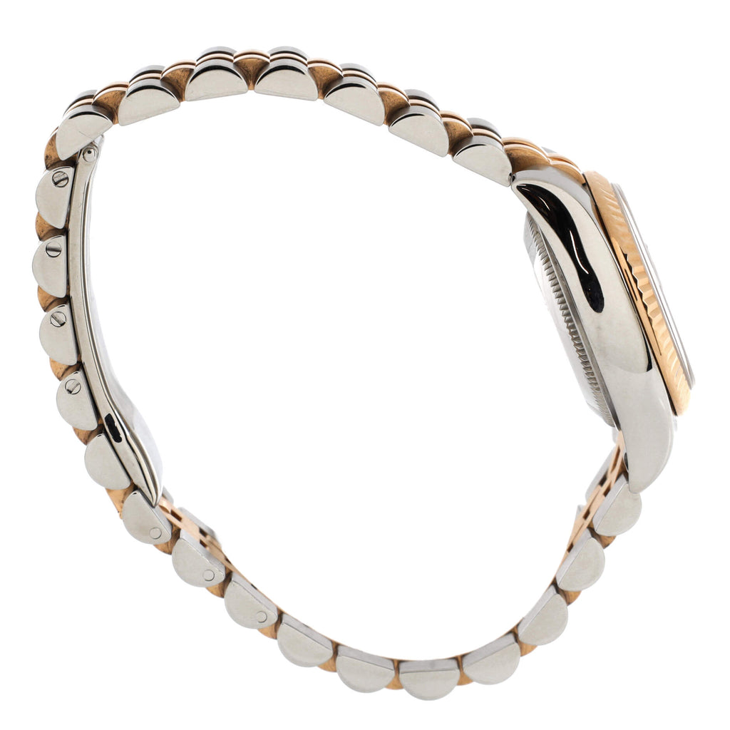 Oyster Perpetual Datejust Automatic Watch Stainless Steel and Rose Gold with Diamond VI Numeral 31