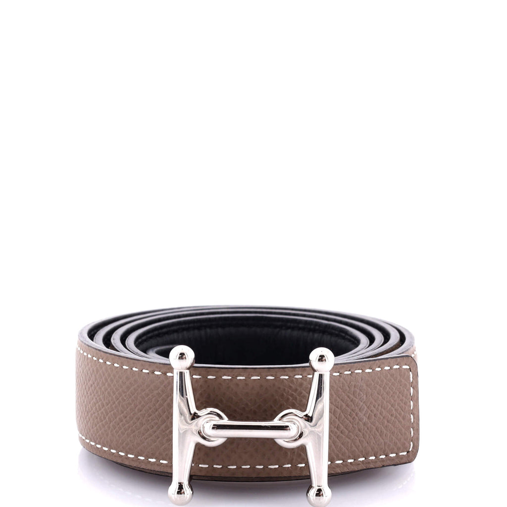 Mors H Reversible Belt Leather Thin 75