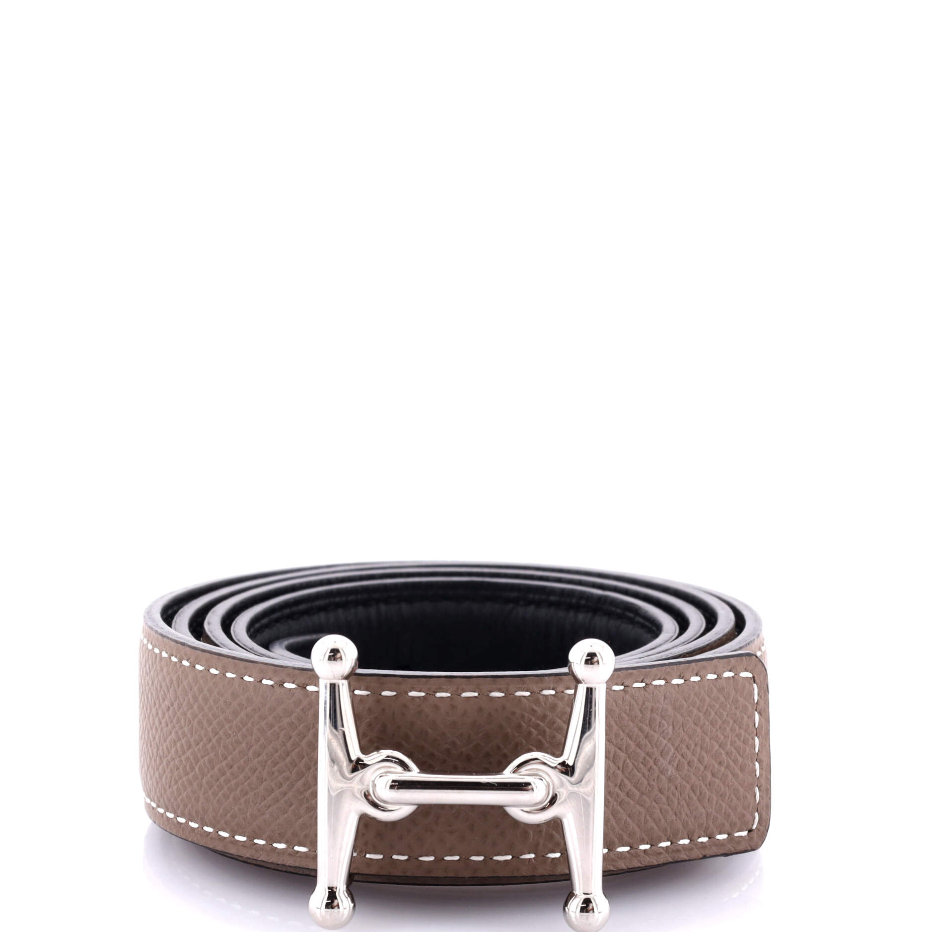 Mors H Reversible Belt Leather Thin 75