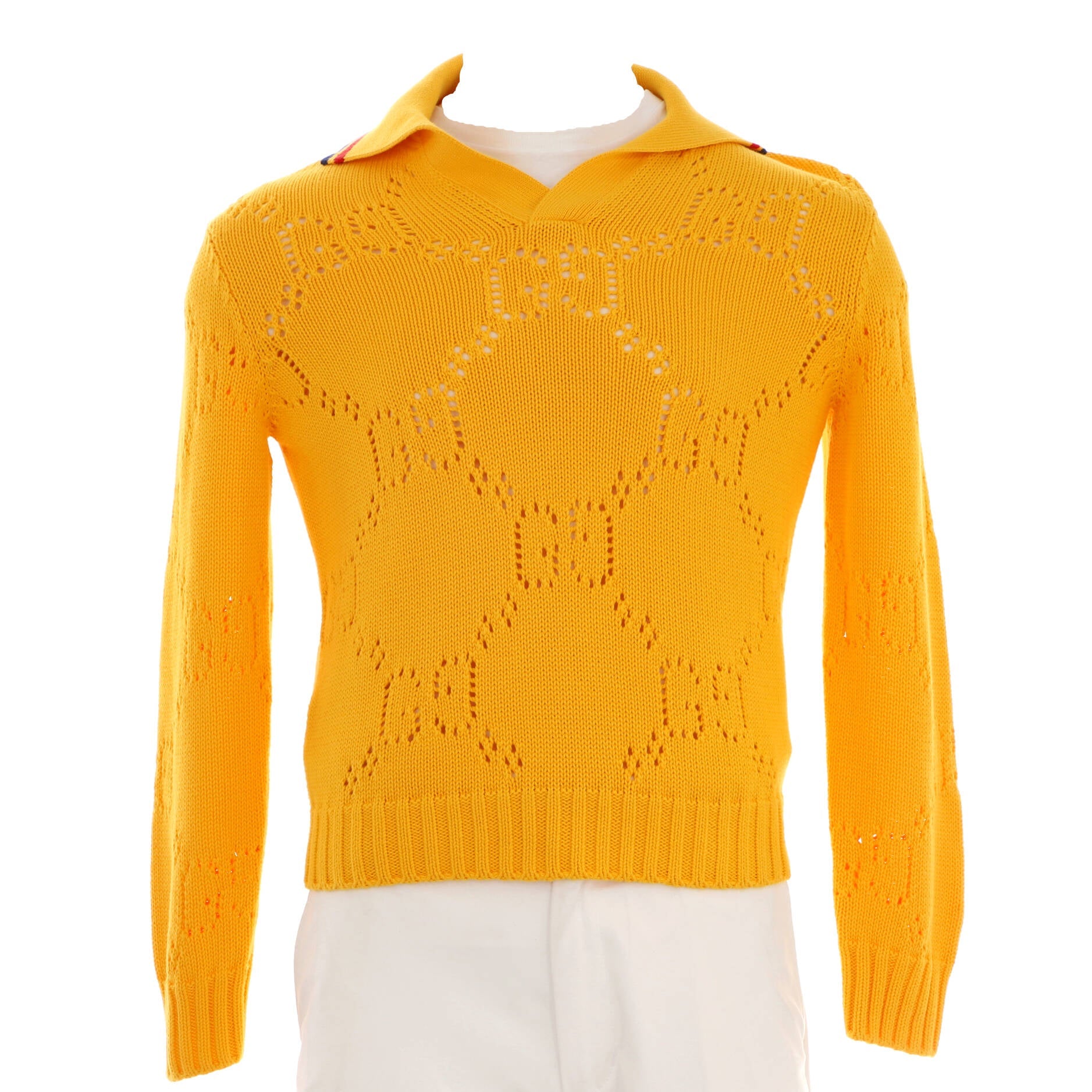 Men's GG Polo Sweater Cotton