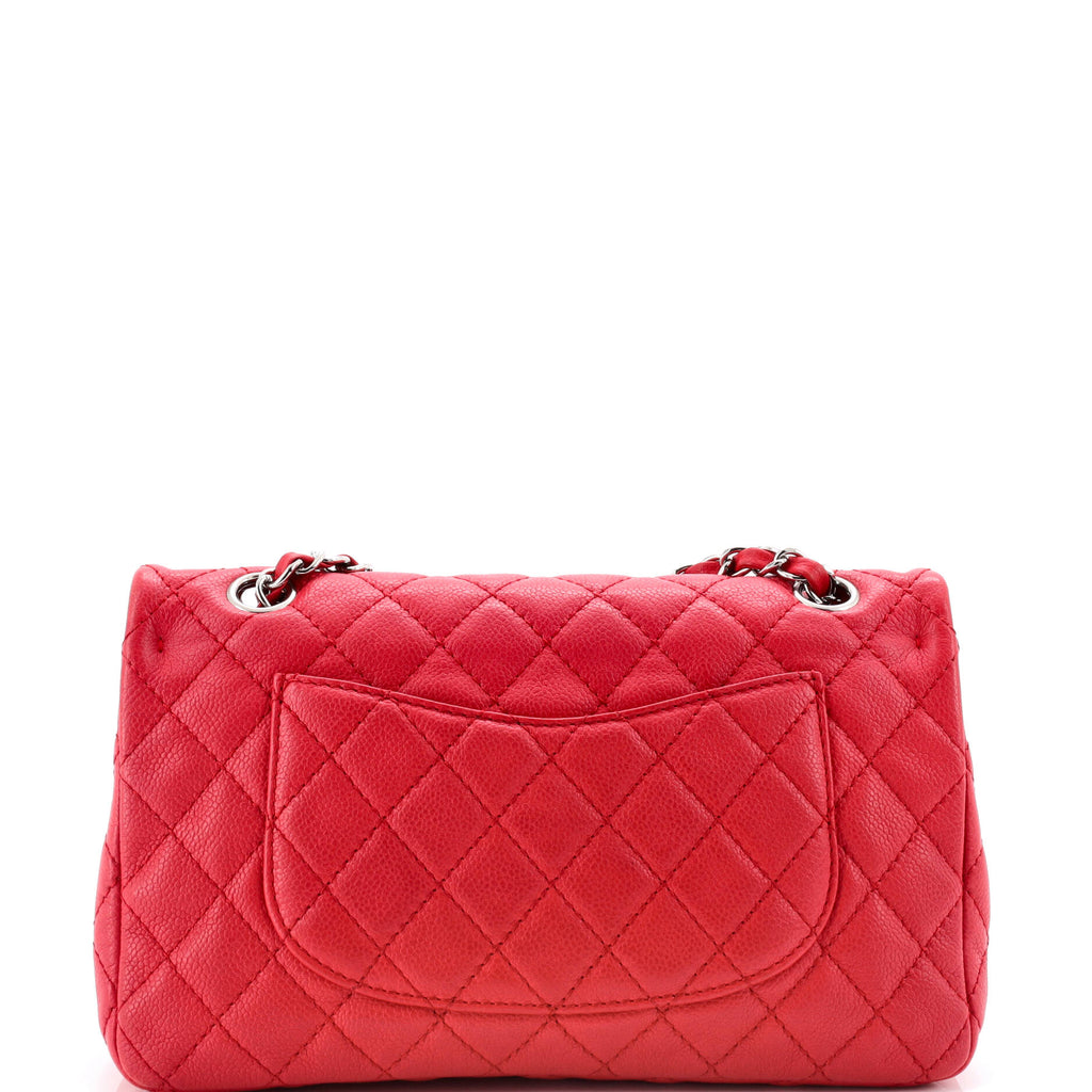 Classic Double Flap Bag Quilted Caviar Medium