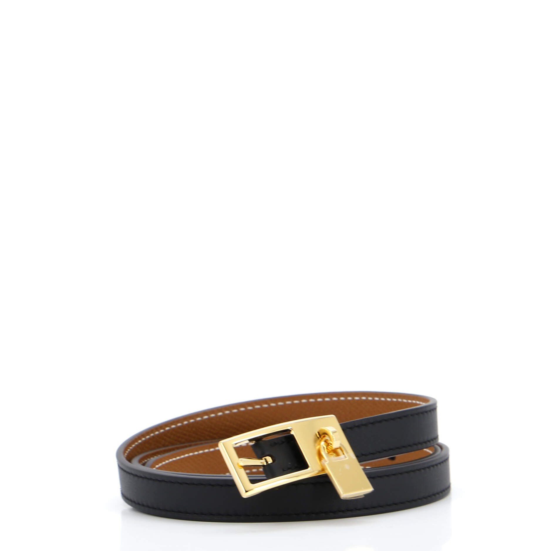 Lucky 15 Reversible Belt Leather Thin 80