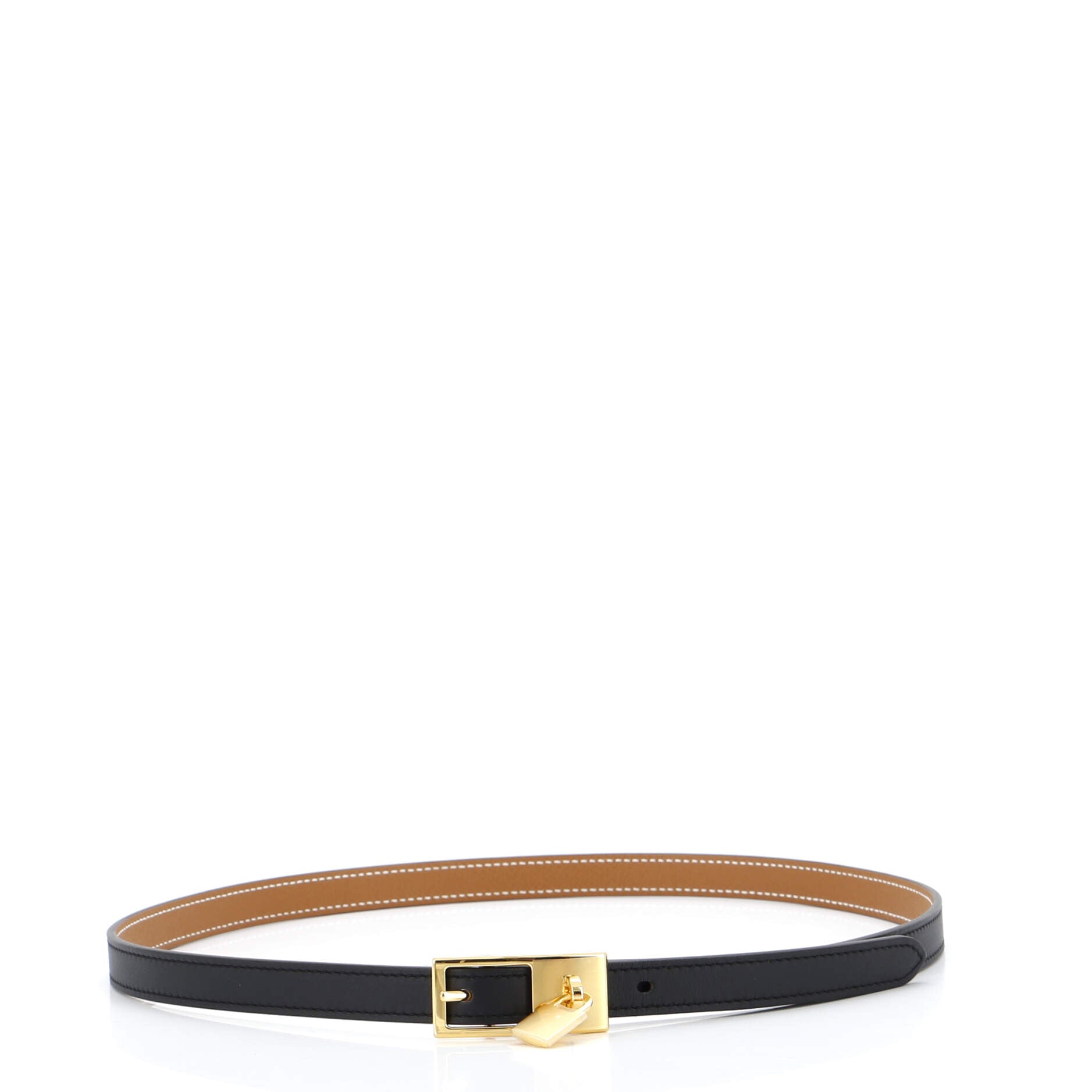 Lucky 15 Reversible Belt Leather Thin 80