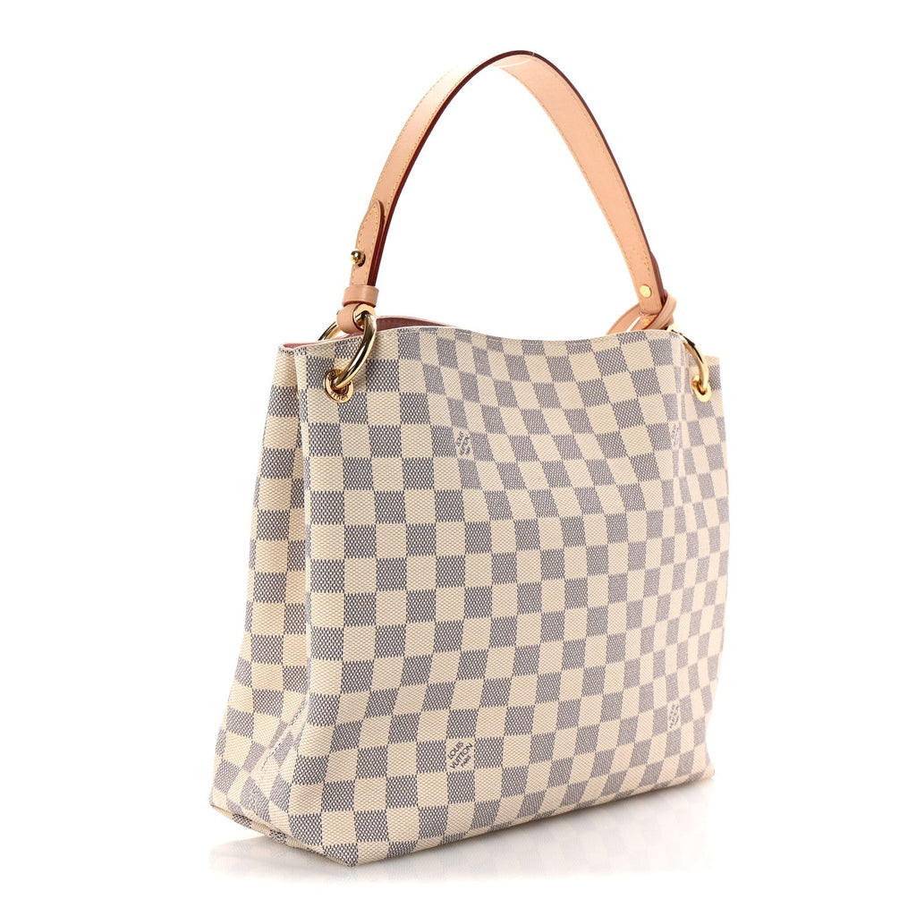 Damier Azur Graceful PM Rose Ballerine