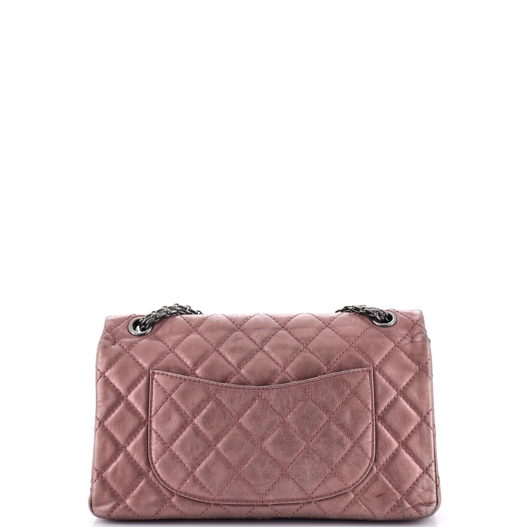 Reissue 2.55 Flap Bag Quilted Metallic Aged Calfskin 226