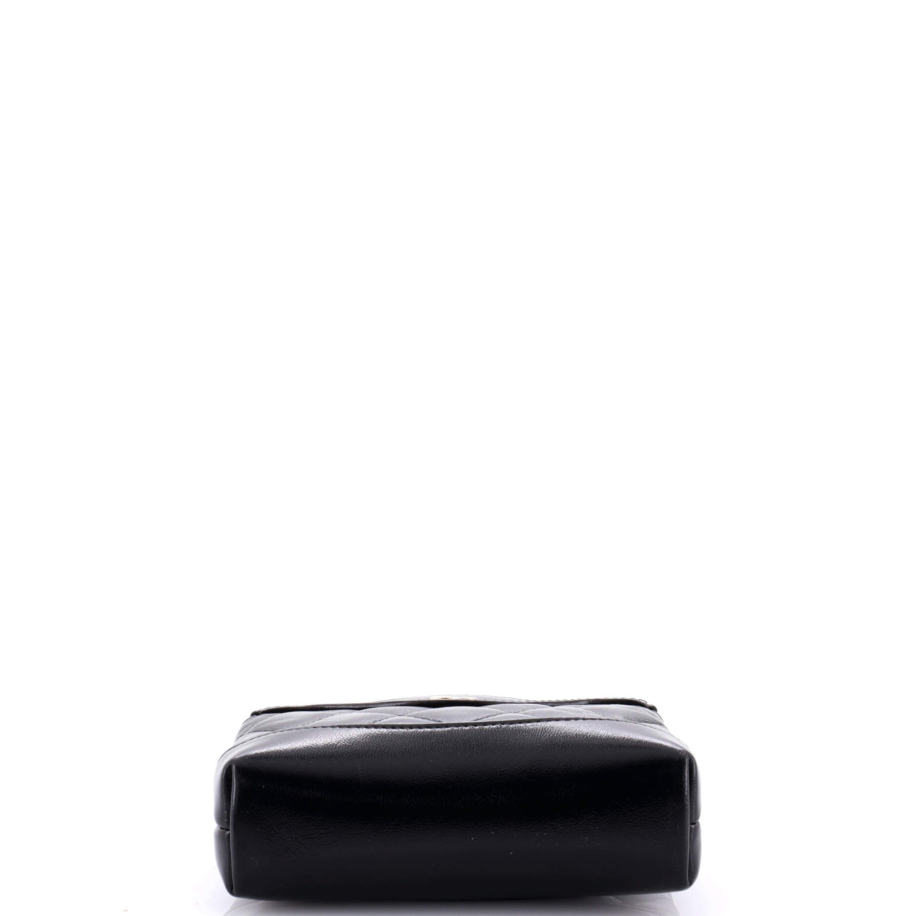 31 Shopping Bag Clutch with Chain Quilted Calfskin Nano