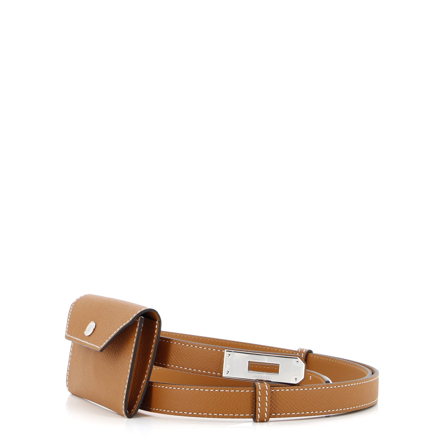 Kelly Pocket Belt Leather Thin 85