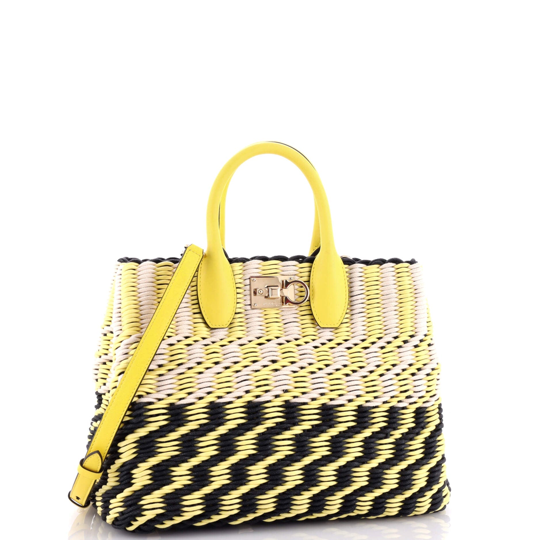 Studio Satchel Woven Cord Small