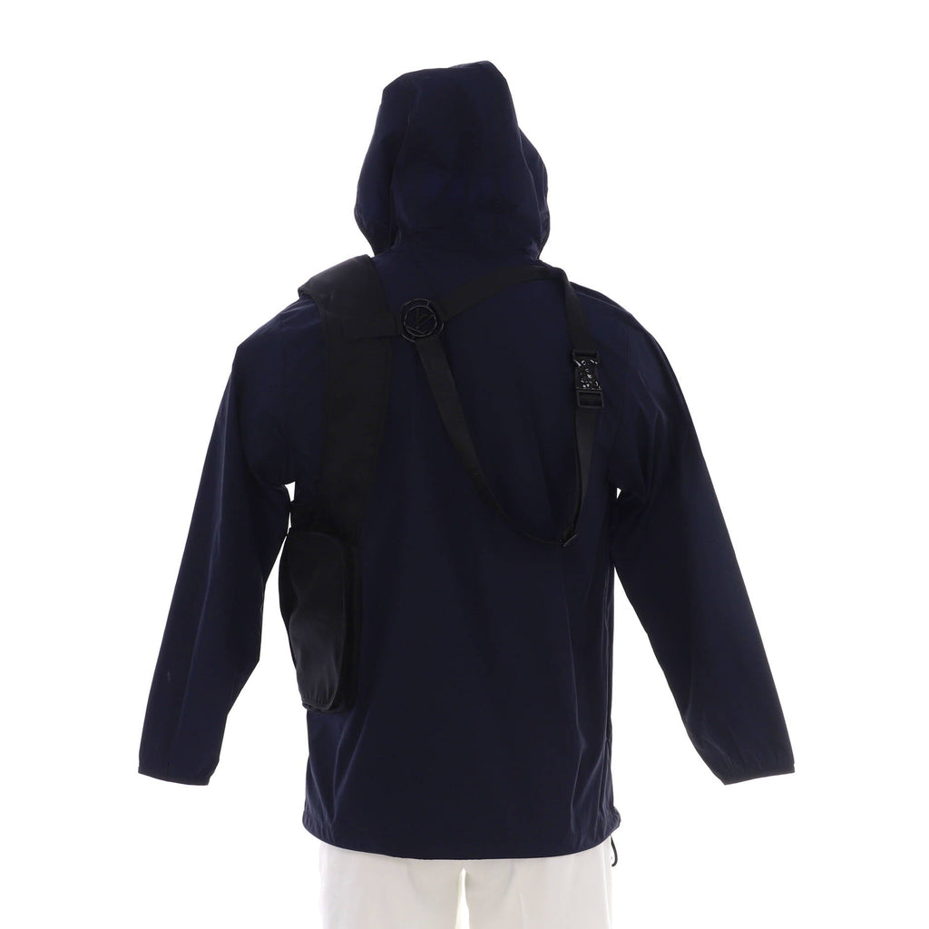 Men's Hooded Sling Bag Windbreaker Polyamide