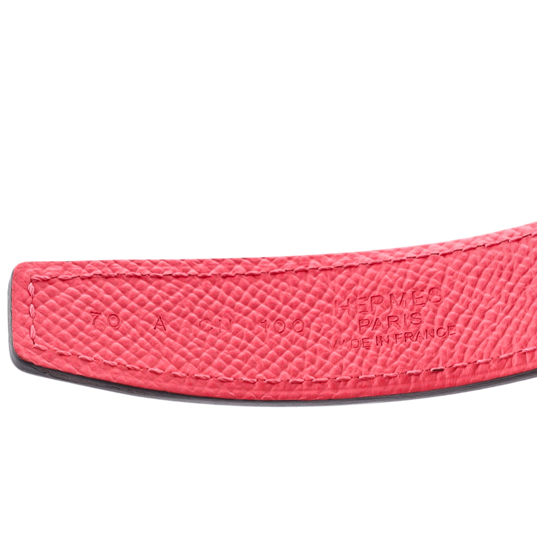 Lucky H Belt Leather Thin 70