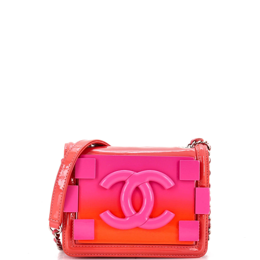 Boy Brick Flap Bag Patent and Plexiglass Mini