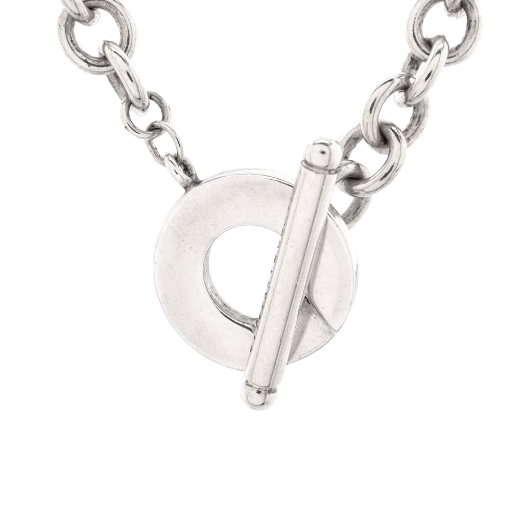 Toggle Choker Necklace Sterling Silver
