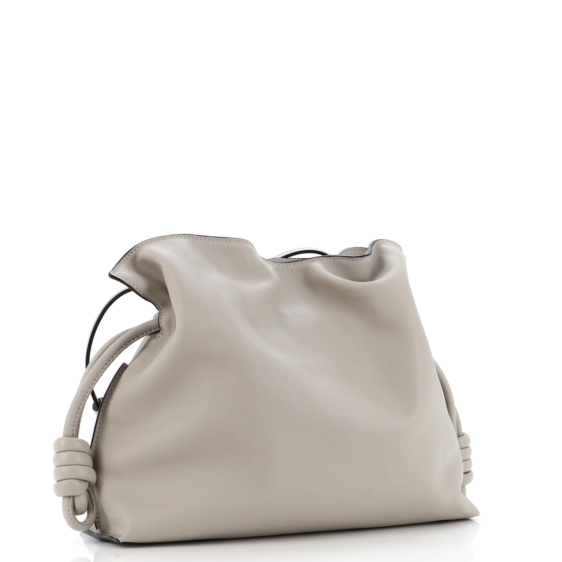 Flamenco Knot Clutch Leather Medium