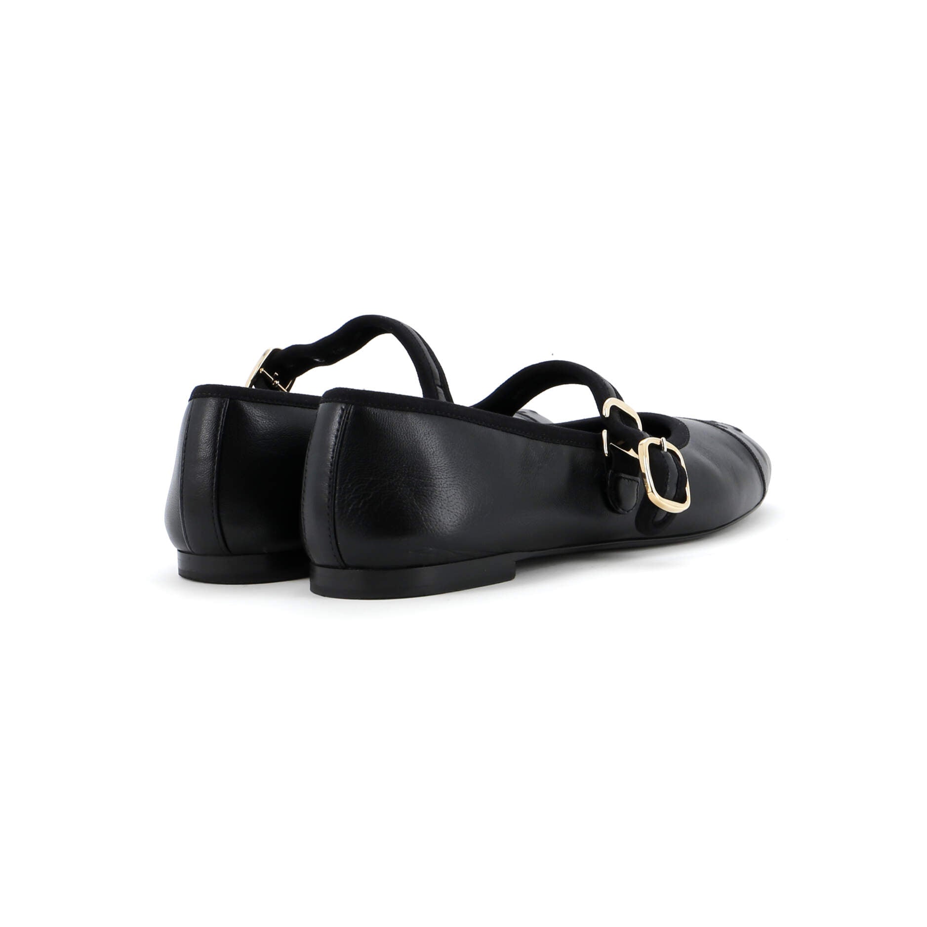 Women's CC Mary Jane Flats Embroidered Leather