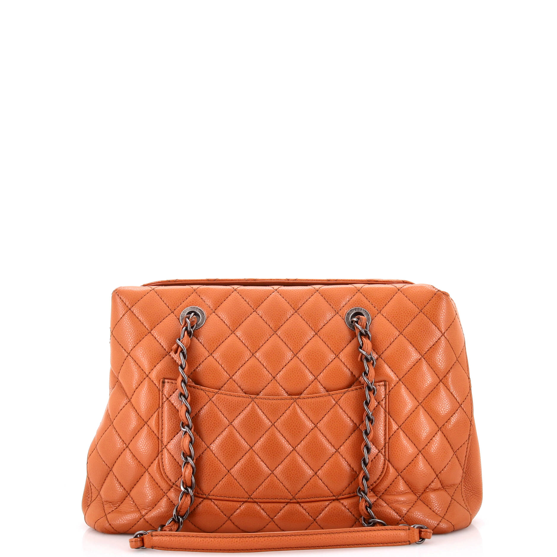 City Shopping Tote Quilted Caviar Small