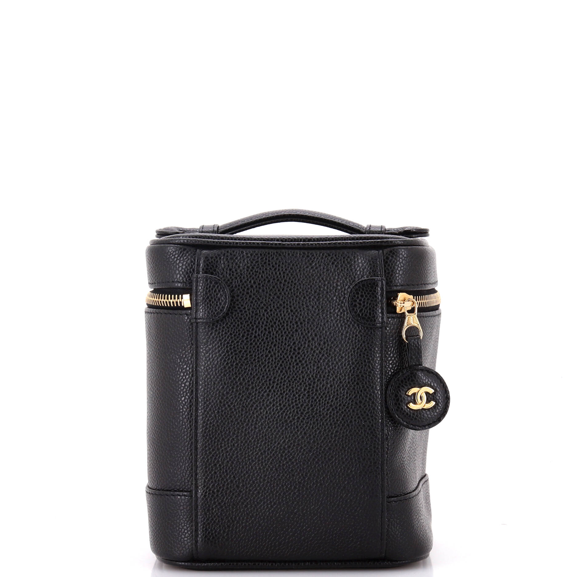 Vintage Timeless Cosmetic Case Caviar Tall