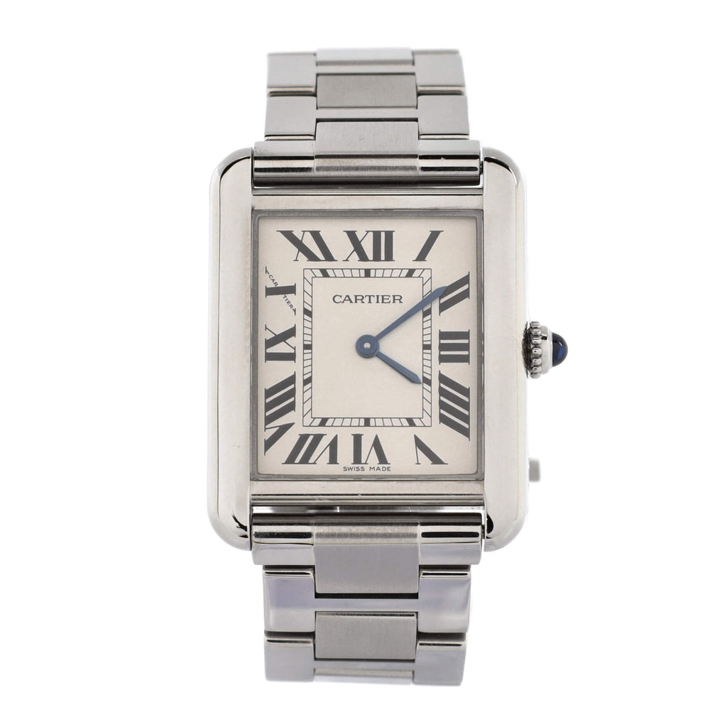 Tank Solo Quartz Watch Stainless Steel 24