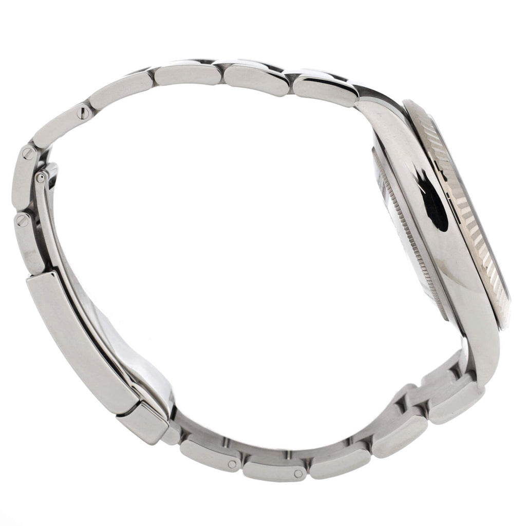 Oyster Perpetual Datejust Automatic Watch Stainless Steel and White Gold 41